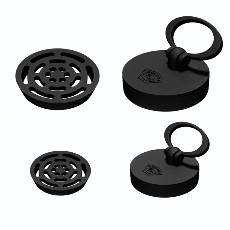 درپوش و تفاله گیر سیفون جهانیار مدل دو سایز بسته چهار عددی